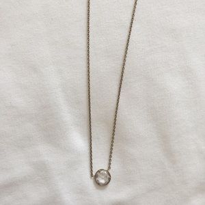Micheal Kors clear pendant necklace